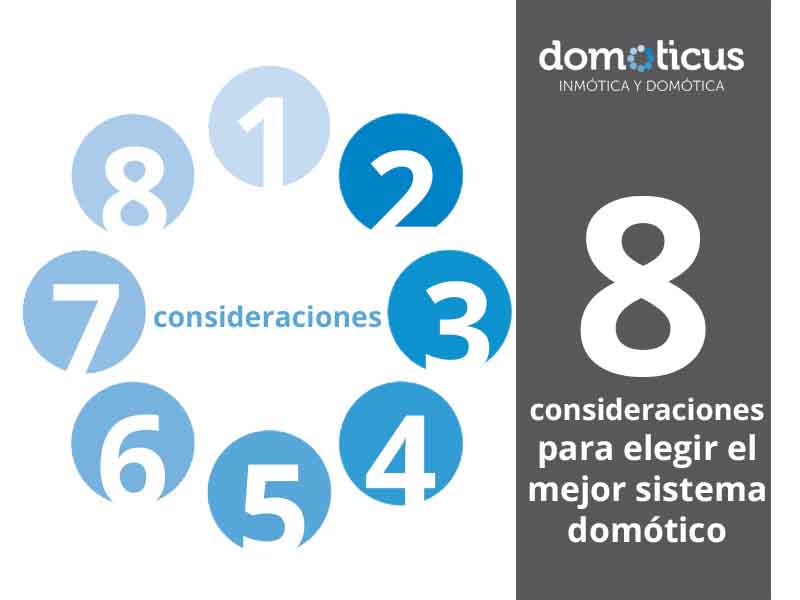 8 consideraciones para elegir el mejor sistema domótico